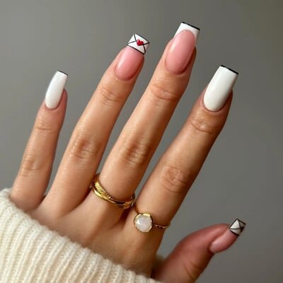 unghie san valentino lettera amore